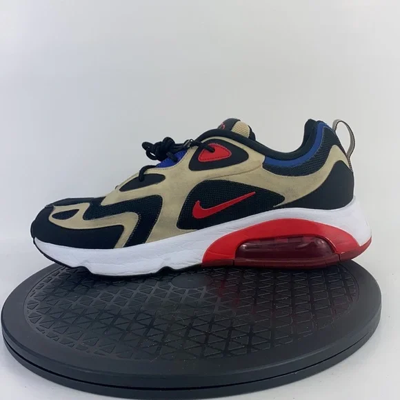 Nike Air Max 200 Gold/Red Athletic Running Shoes AQ2568-700 Men's Size 11 - Picture 9 of 11